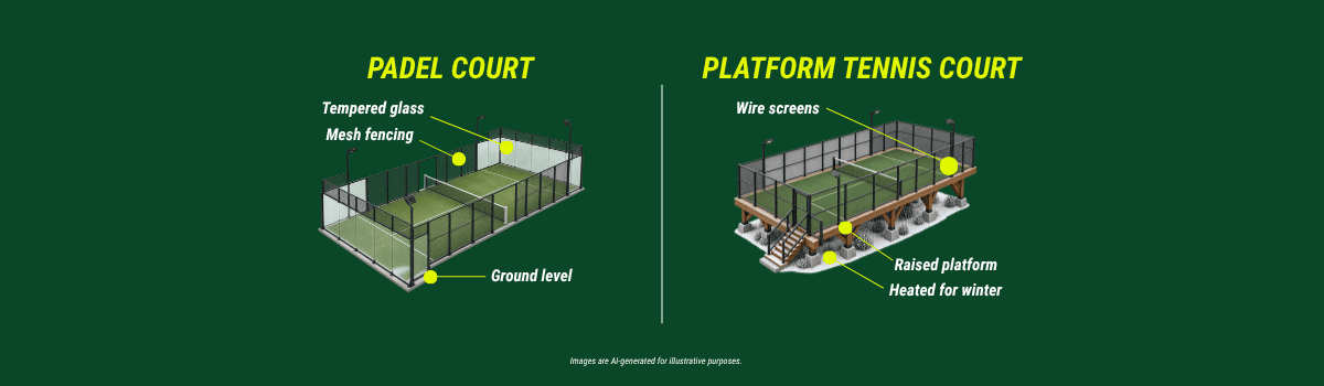 Padel v Platform Court
