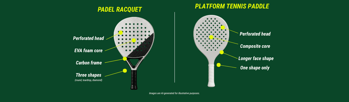 Padel v Platform Racquet